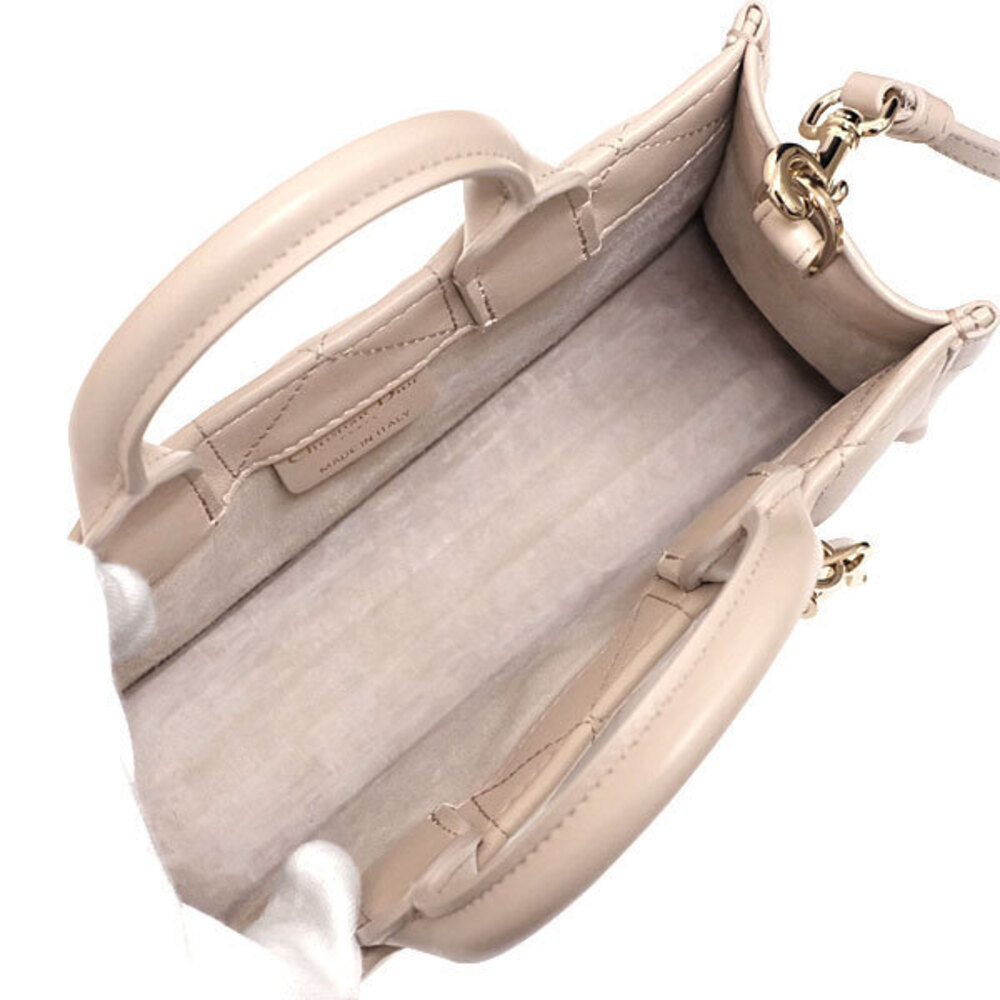 Christian Dior Book Tote Cannage Beige Tan shoulder bag - Picture 8 of 9